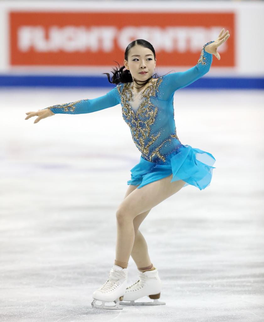 紀平梨花 (c)朝日新聞社
