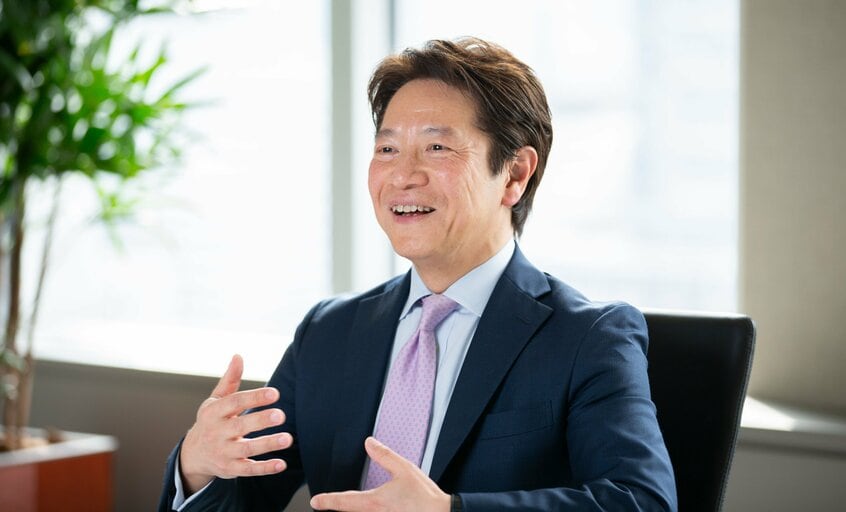 ブラックロック・ジャパン チーフ・インベストメント・ストラテジストの地口祐一〈ちぐち・ゆういち〉さん(撮影・山本二葉/朝日新聞出版写真映像部)