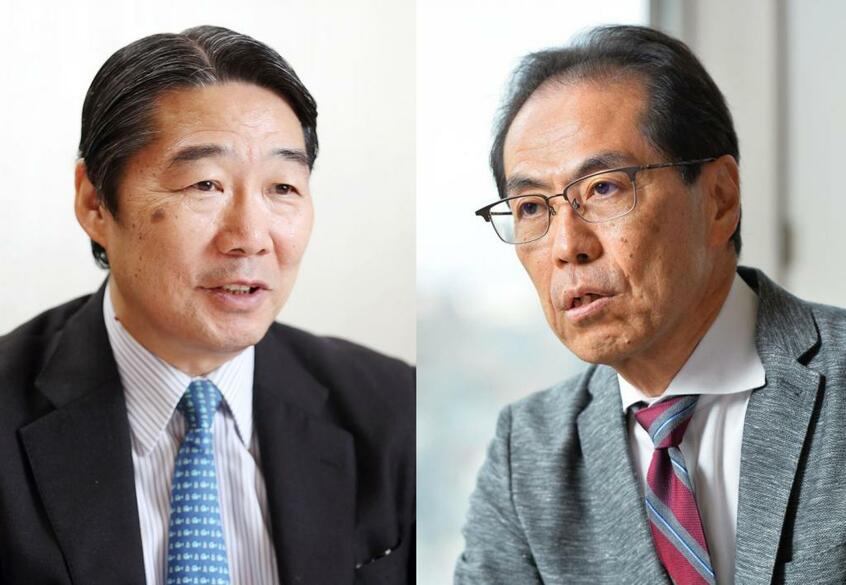 （左から）前川喜平（元文科事務次官　撮影／写真部・加藤夏子）、古賀茂明（元経産官僚　撮影／写真部・掛祥葉子）