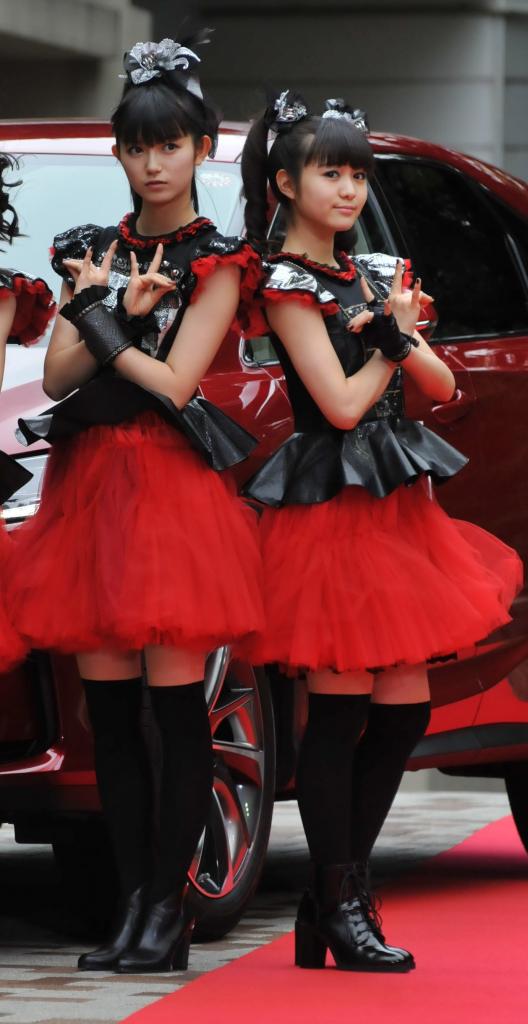 紅白歌合戦に初出場するＢＡＢＹＭＥＴＡＬ　（ｃ）朝日新聞社