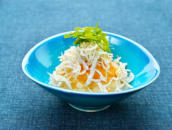 しらす+大根おろしにお醤油をかけて