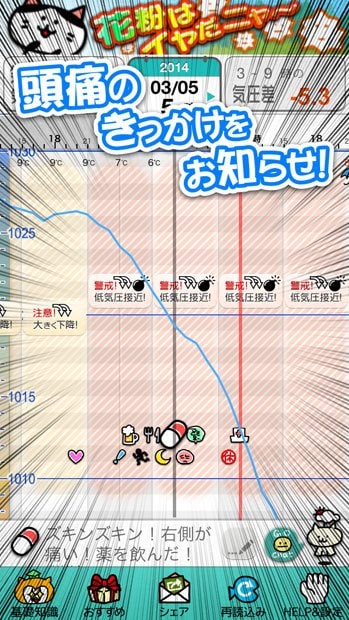 「頭痛～る」株式会社ポッケ提供