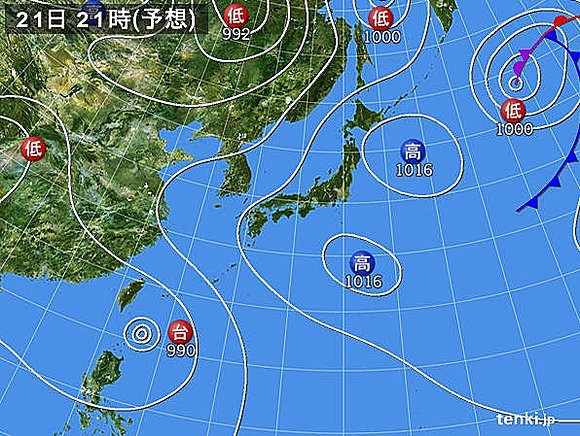 予想天気図