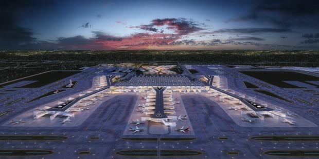 トルコ・イスタンブールに開港する新空港（提供　トルコ航空）