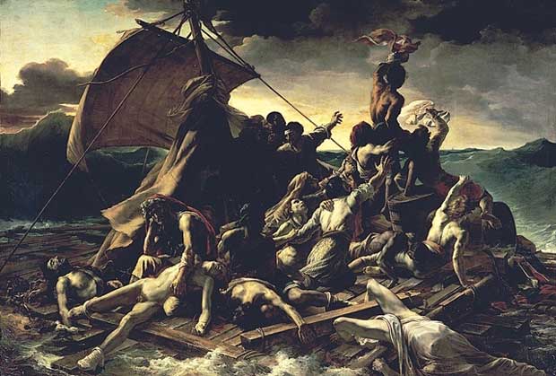 テオドール・ジェリコー「メデュース号の筏」1818～19年