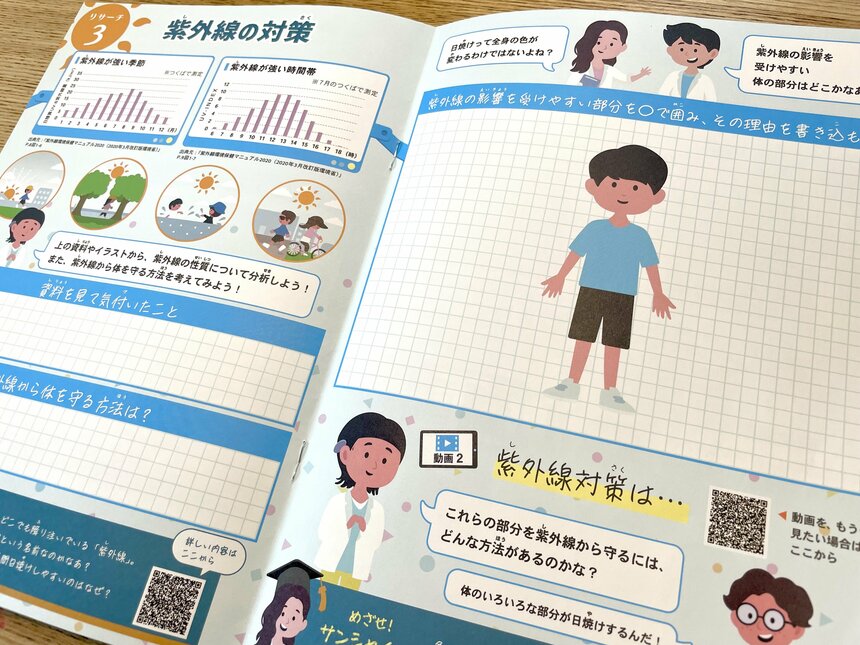 オリジナルの冊子を使って学びます