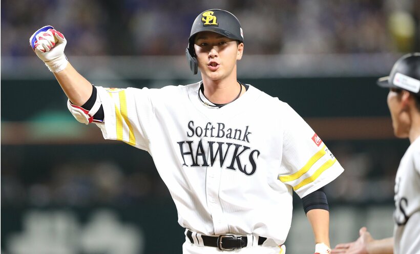 交流戦で躍動したソフトバンク・秋広（日刊スポーツ）