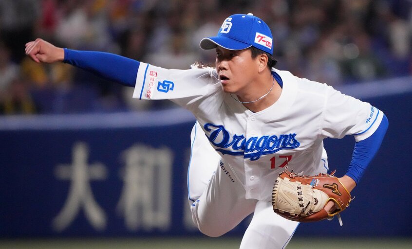 中日・柳裕也(写真/日刊スポーツ)