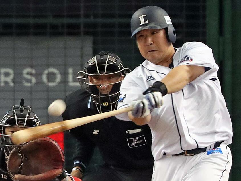 埼玉西武ライオンズ・中村剛也　（ｃ）朝日新聞社