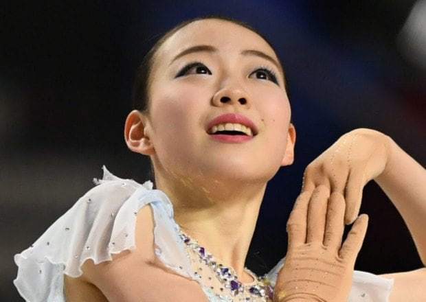 紀平梨花選手=2018年12月6日撮影 (c)朝日新聞社