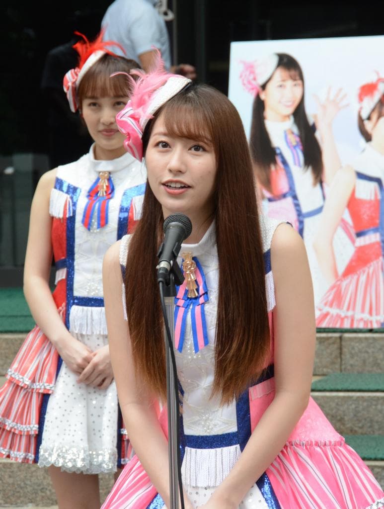 右末梢性顔面神経麻痺を公表した佐々木彩夏さん（C）朝日新聞社