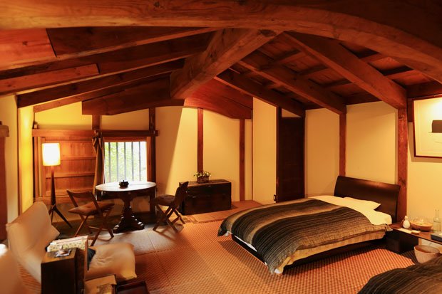 宿泊部屋には土蔵を改装して作った洋室などがある（撮影／写真部・松永卓也）