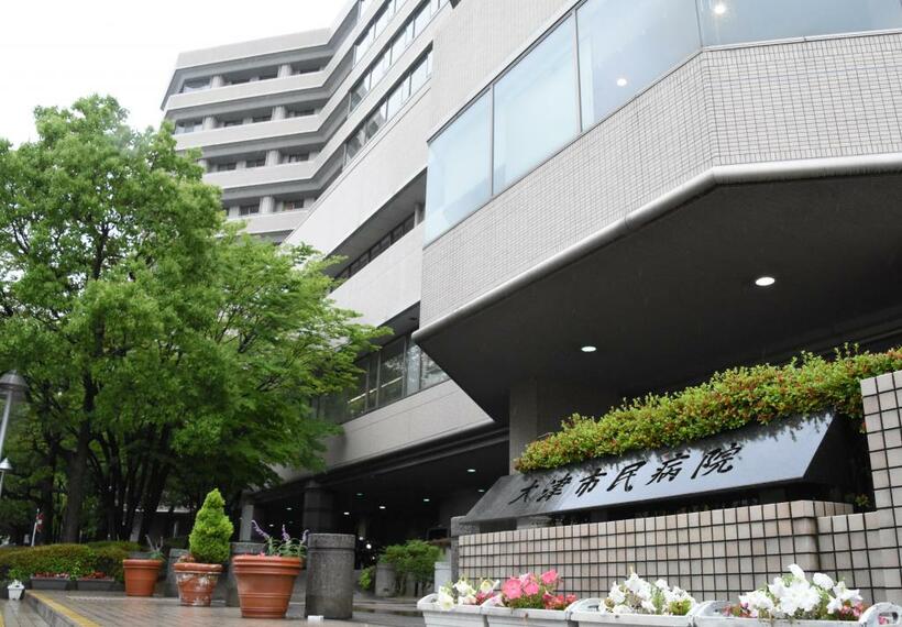 救急診療科・集中治療部の６人の医師が一斉に辞めることになった、滋賀県大津市の市立大津市民病院　（ｃ）朝日新聞社