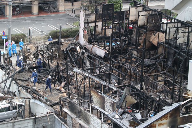 ５月に全焼し、１１人の死者を出した川崎市の簡易宿泊所　（ｃ）朝日新聞社　＠＠写禁