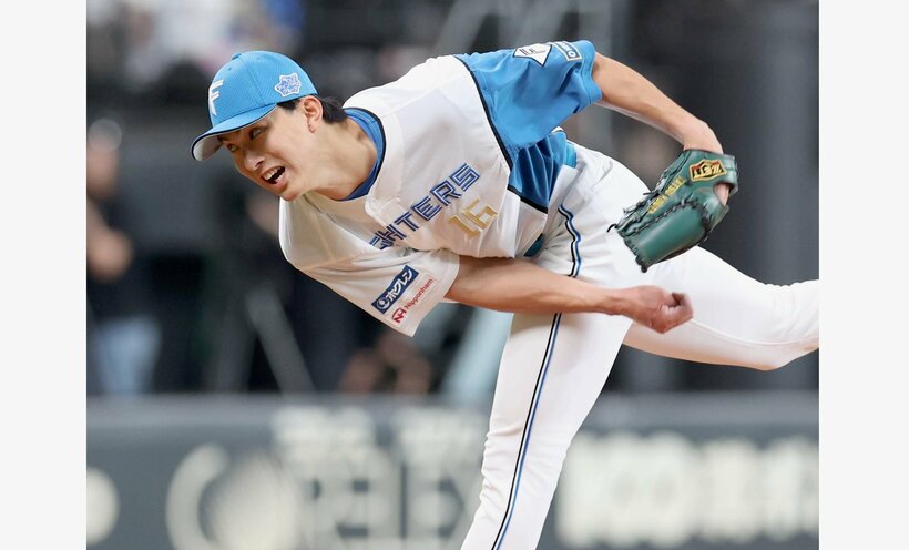 日本ハム先発陣・21年ドラフト1位の194センチ右腕、達孝太（日刊スポーツ）