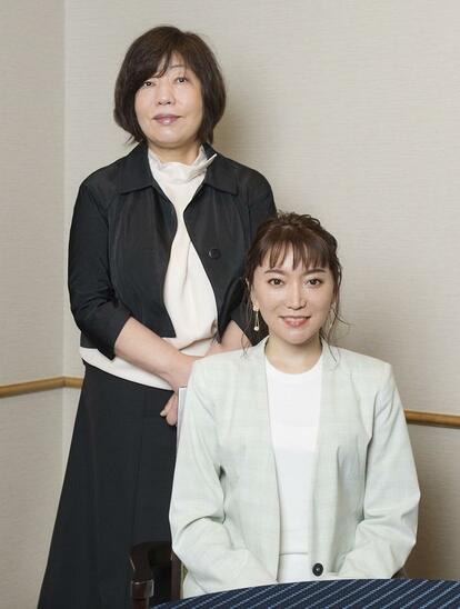 加藤綾菜さん(右)と林真理子さん (撮影/写真部・高野楓菜)