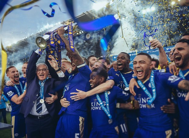 2015-16シーズンのプレミア王者に輝いたレスター（写真:Getty Images）