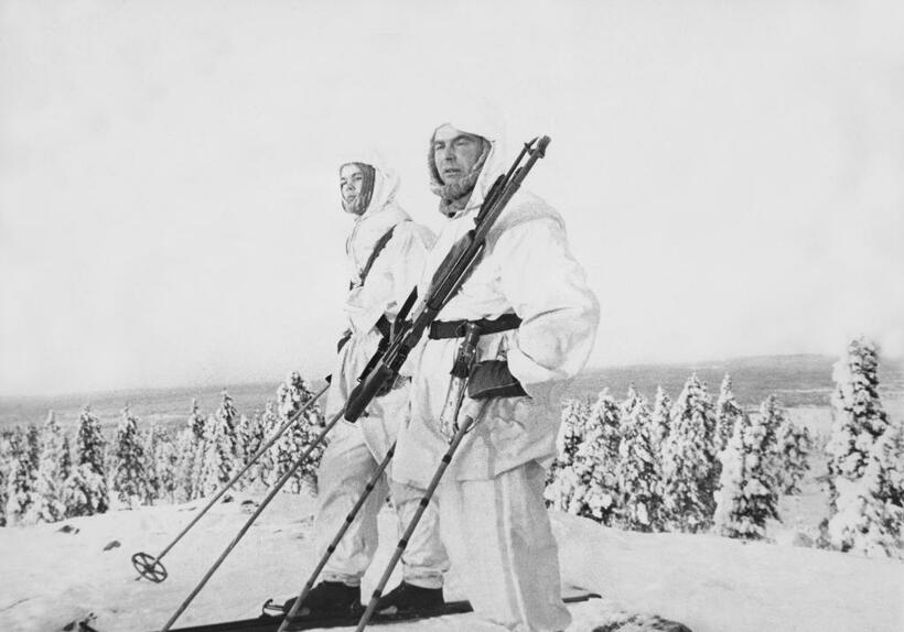 第２次世界大戦でソ連軍と戦ったフィンランド兵（写真：Ｇａｍｍａ－Ｋｅｙｓｔｏｎｅ　ｖｉａ　Ｇｅｔｔｙ　Ｉｍａｇｅｓ）