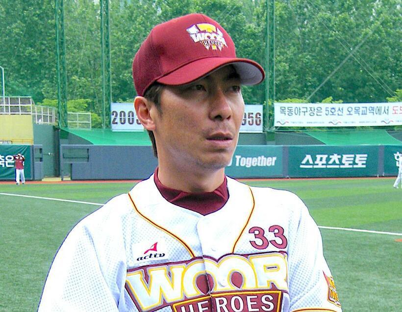 韓国プロ野球でもプレーした高津臣吾　（ｃ）朝日新聞社