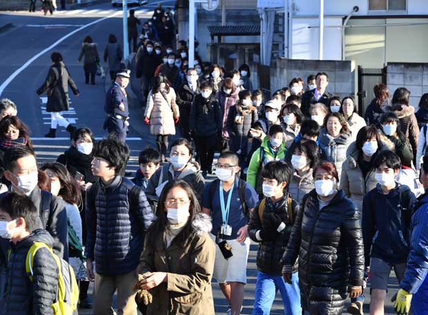 中学受験の様子　（ｃ）朝日新聞社