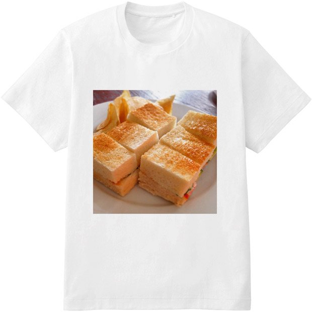 ホットサンドをTシャツにすればパン好きをアピールできるぞ！