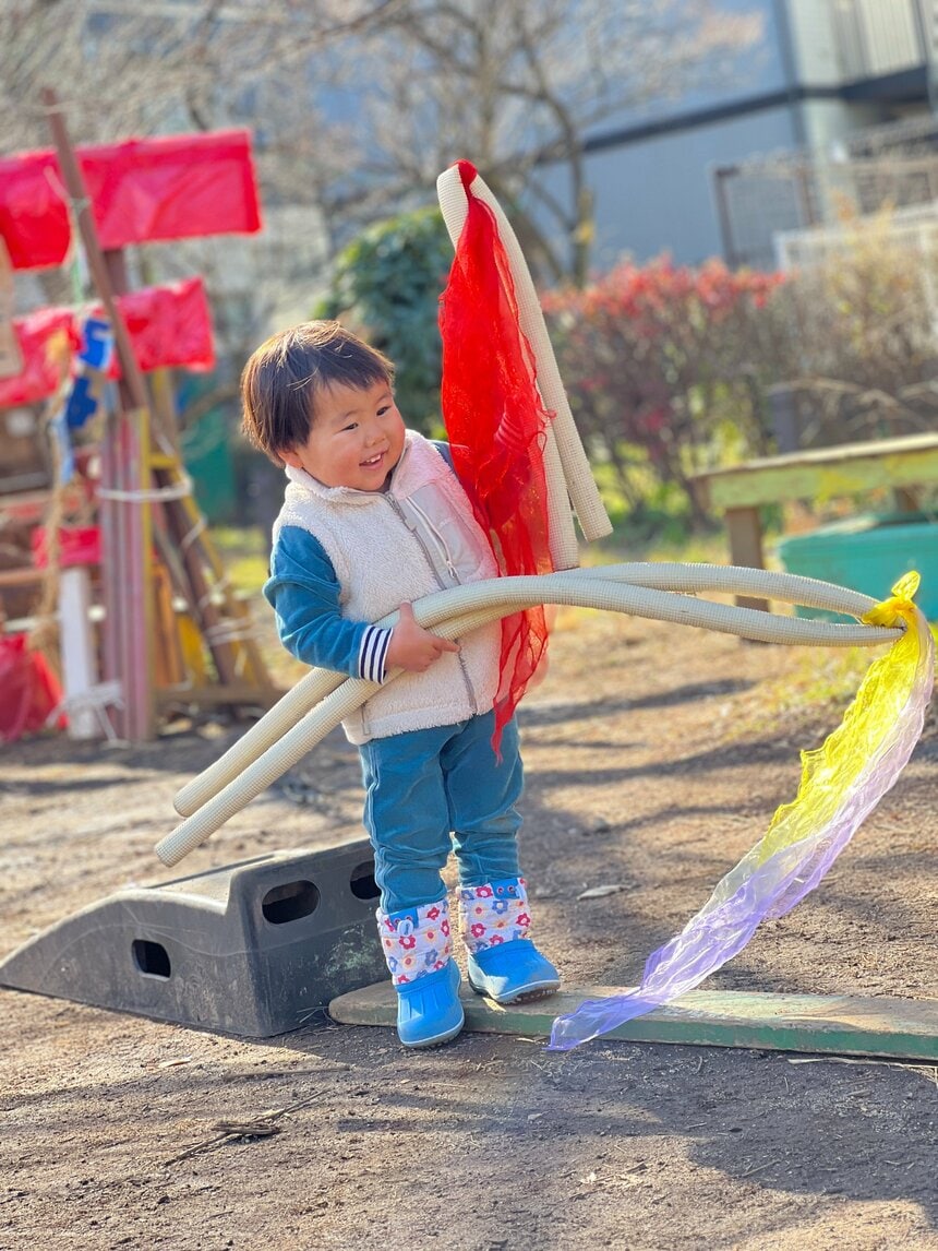 幼児もたくさん遊びにきます（提供：練馬区立こどもの森）