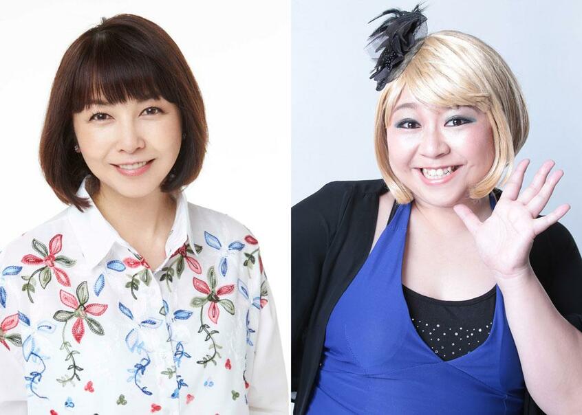 麻木久仁子（あさぎくにこ）／　1962年11月12日生まれ。テレビ番組のほか、講演会多数。最新著書『おひとりさま薬膳』（光文社）（写真左）、やしろ優（やしろゆう）／　1987年7月9日生まれ。ものまねなど、タレントとしてテレビ番組に多数出演。最近は子育てにも奮闘中。（写真右）