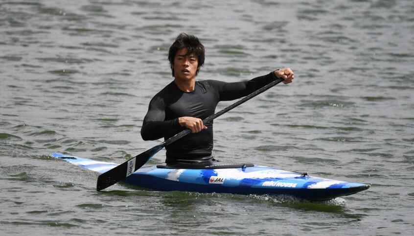 3月にシドニーで練習する羽根田卓也 (c)朝日新聞社