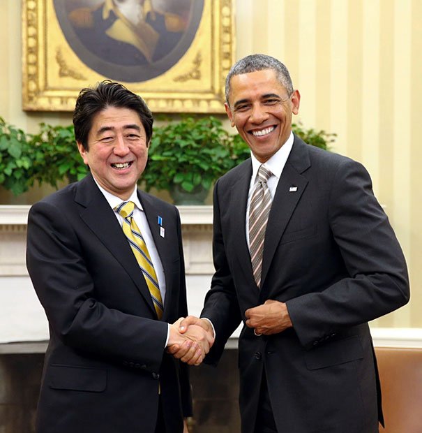 笑顔の安倍首相　（c）朝日新聞社　＠＠写禁