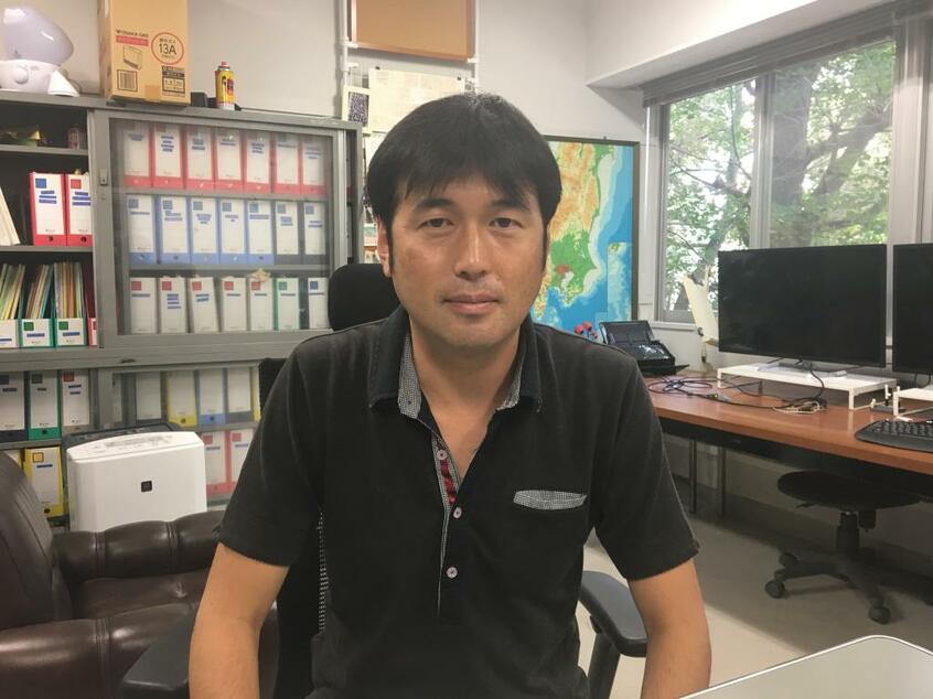 筆保弘徳さん(撮影/金城珠代)