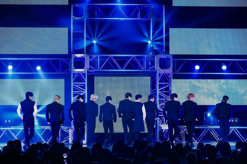 5月27日に行われた「INI COMEBACK SHOW」の様子/(c)LAPONE ENTERTAINMENT