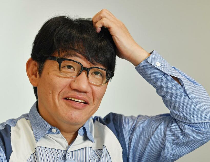 普通のおじさんが好評のずんの飯尾和樹（C)朝日新聞社