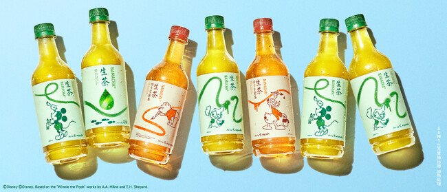 写真・図版(1枚目)| 「キリン 生茶」からアーティスト・長場雄さんの描き下ろしディズニーデザインボトルが期間限定で登場!