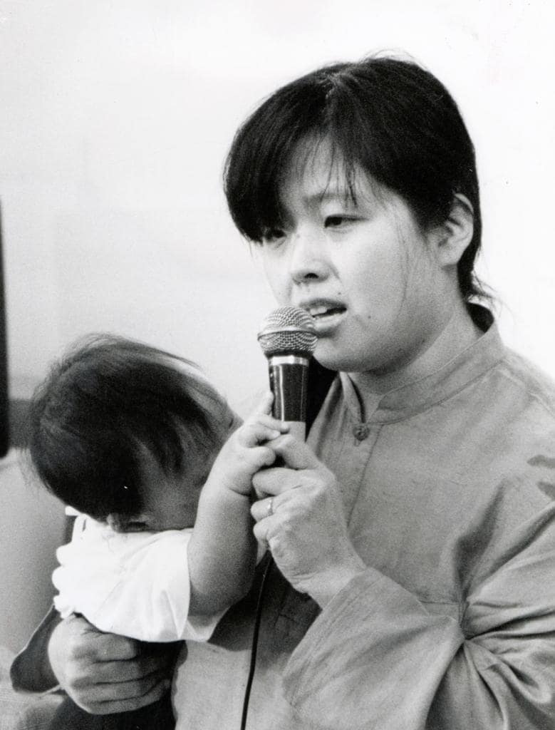 「愛人」知らずにいた麻原妻 (c)朝日新聞社