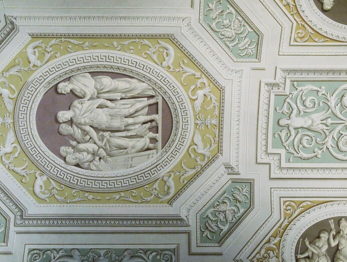 バチカン美術館　天井のだまし絵