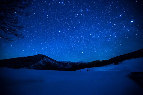 満天の星空を見たいならば冬がオススメ