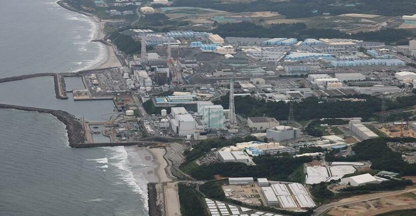 処理水の放出に向けて準備が進む東京電力福島第一原発
