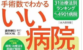【全国トップ5を速報!】週刊朝日ムック『手術数でわかるいい病院2024』2月26日発売/のべ4901病院の最新の手術数ランキングが明らかに…