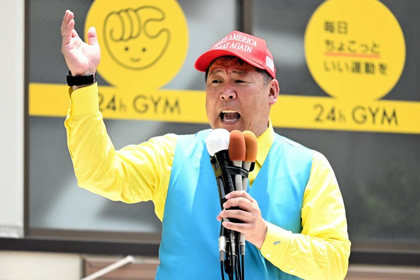 「NHK党」の党首・立花孝志氏