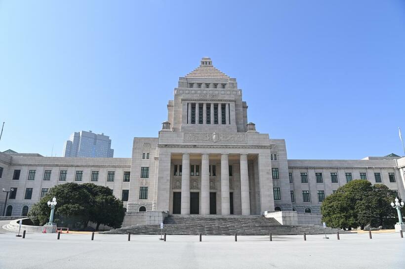 国会議事堂の外観(C)朝日新聞社