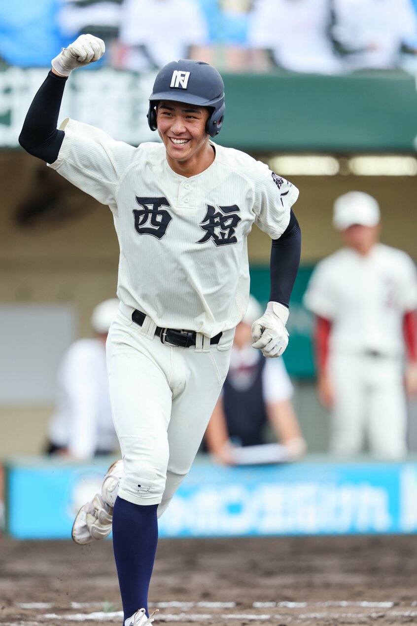 西日本短大付(福岡)の村上太一投手(撮影/加藤夏子)