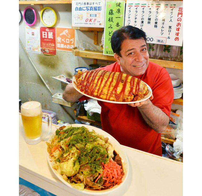 【イラン人店主@居酒屋 居酒屋 花門(かもん)】 (撮影/写真部・掛祥葉子)
