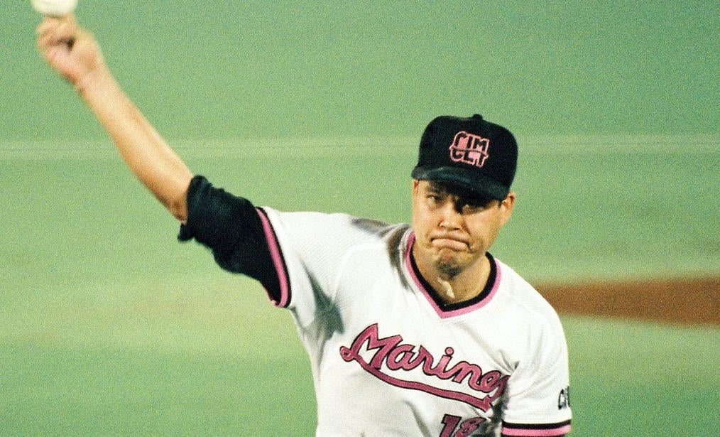 カヴァレリア出品　伊良部秀輝　選手支給バット　NPB ロッテ・伊良部秀輝のプロ初完封勝利【1994年4月22日】 | 野球