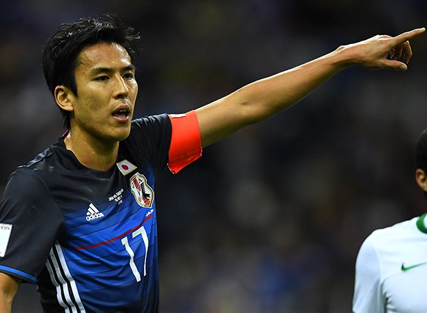 日本代表のキャプテンを務めるMF長谷部(写真:Getty Images)