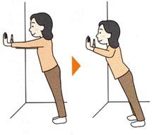 テスト（4）：壁腕立て伏せ