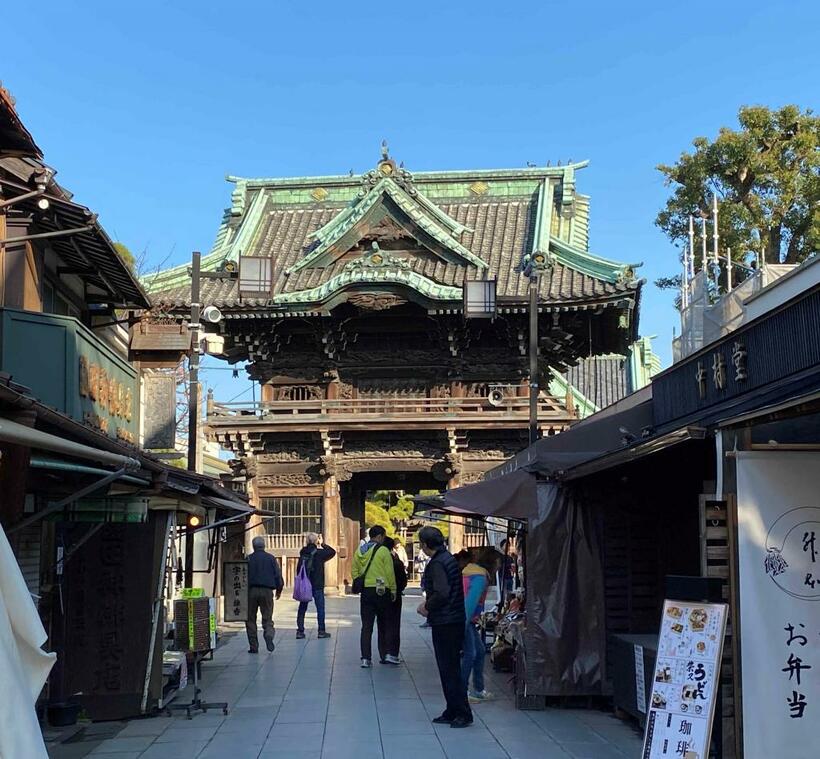柴又帝釈天＝２０１９年１２月、東京都葛飾区　（ｃ）朝日新聞社