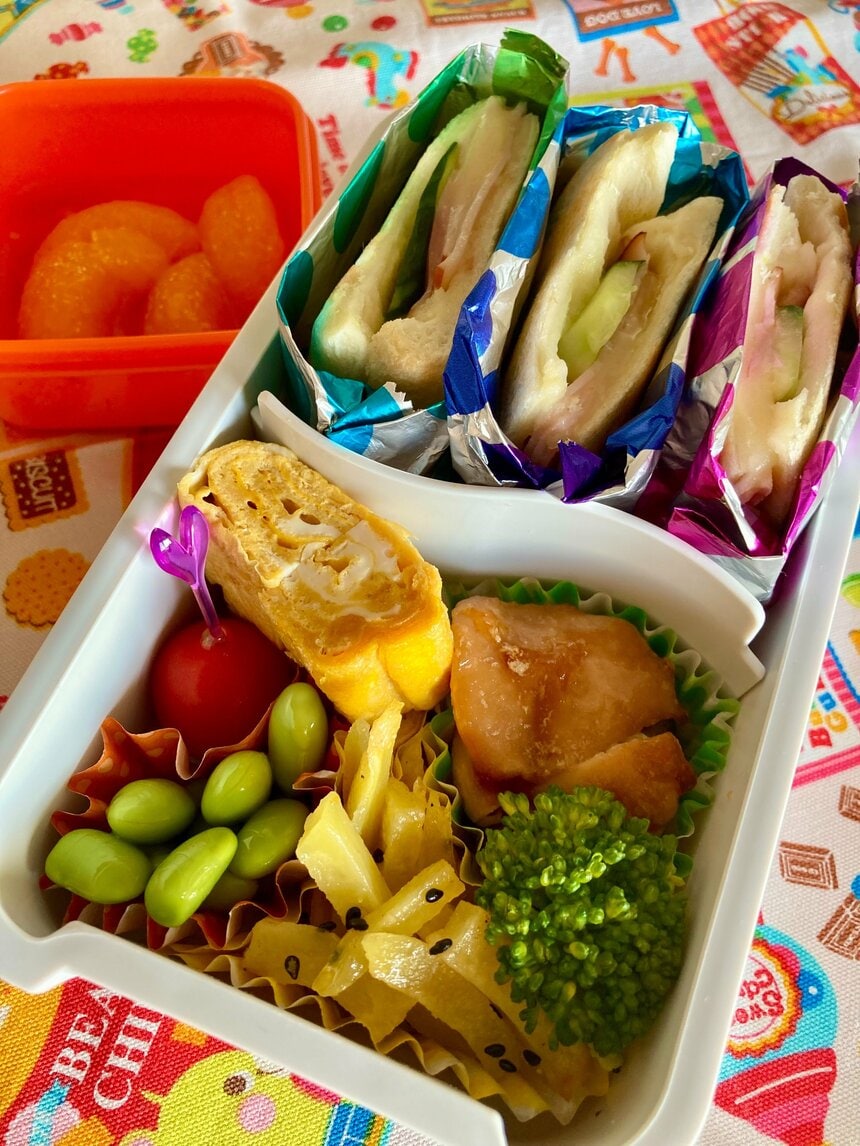 毎日、娘さんのお弁当を手作り（はしのさん提供）