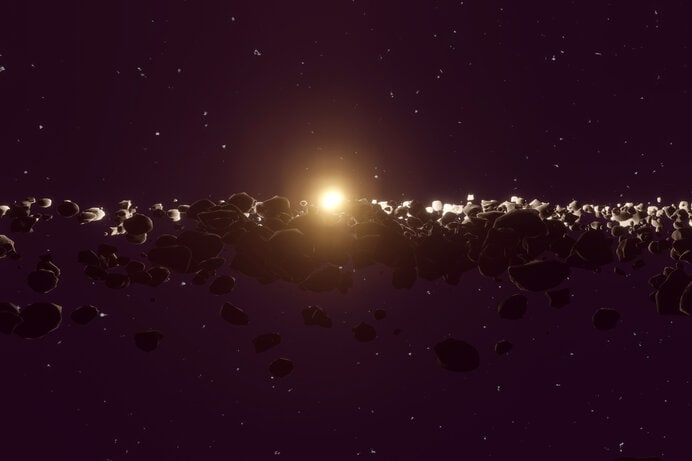 謎に満ちた小惑星帯の成り立ちとは(※イメージ)