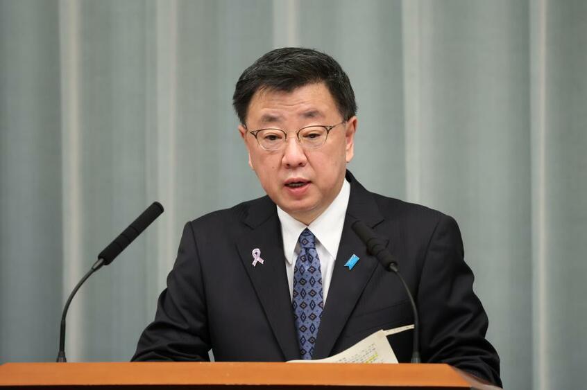 松野博一官房長官
