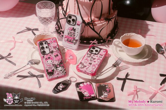 写真・図版(1枚目)| 【CASETiFY】「マイメロディ & クロミ アニバーサリー | CASETiFY」コレクション2025年6月26日(木)に発売